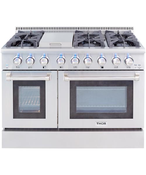 THOR 48 inch Professional Gas Range with Griddle (LP Ready)